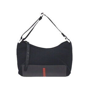 Prada Accessories Pouch Semi Shoulder Bag Linea Rossa Black